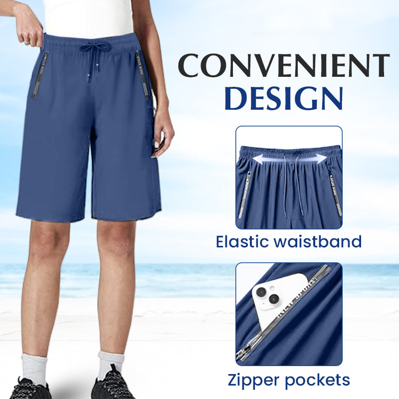 Women's Ice Silk Quick Drying Stretch Shorts