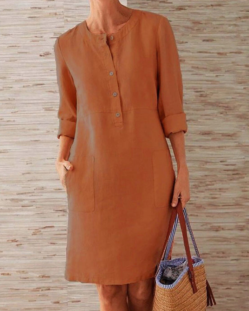 Elegant plain dress