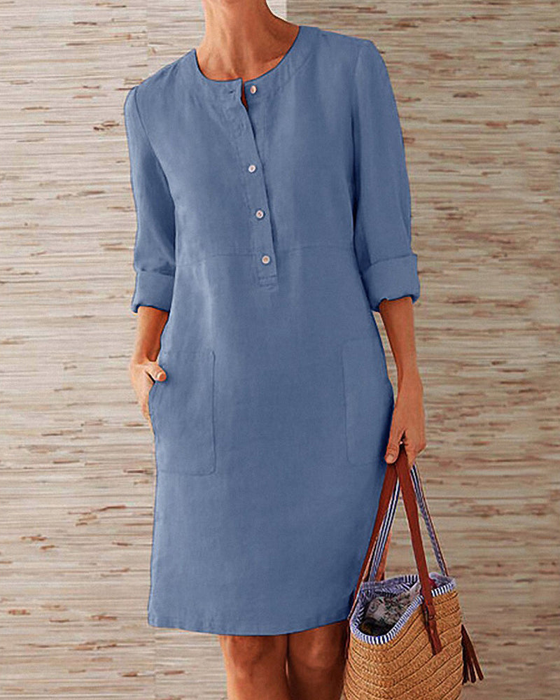 Elegant plain dress