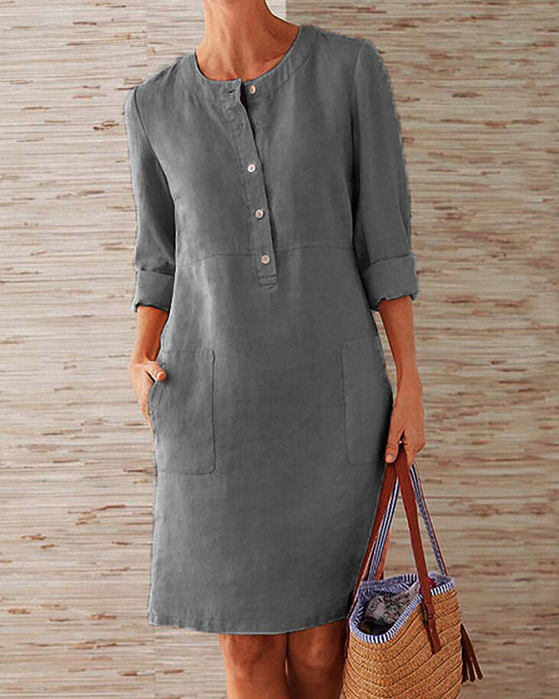 Elegant plain dress