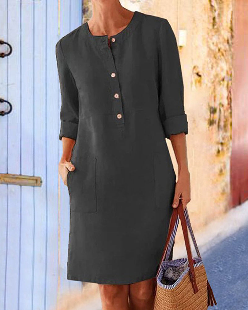 Elegant plain dress