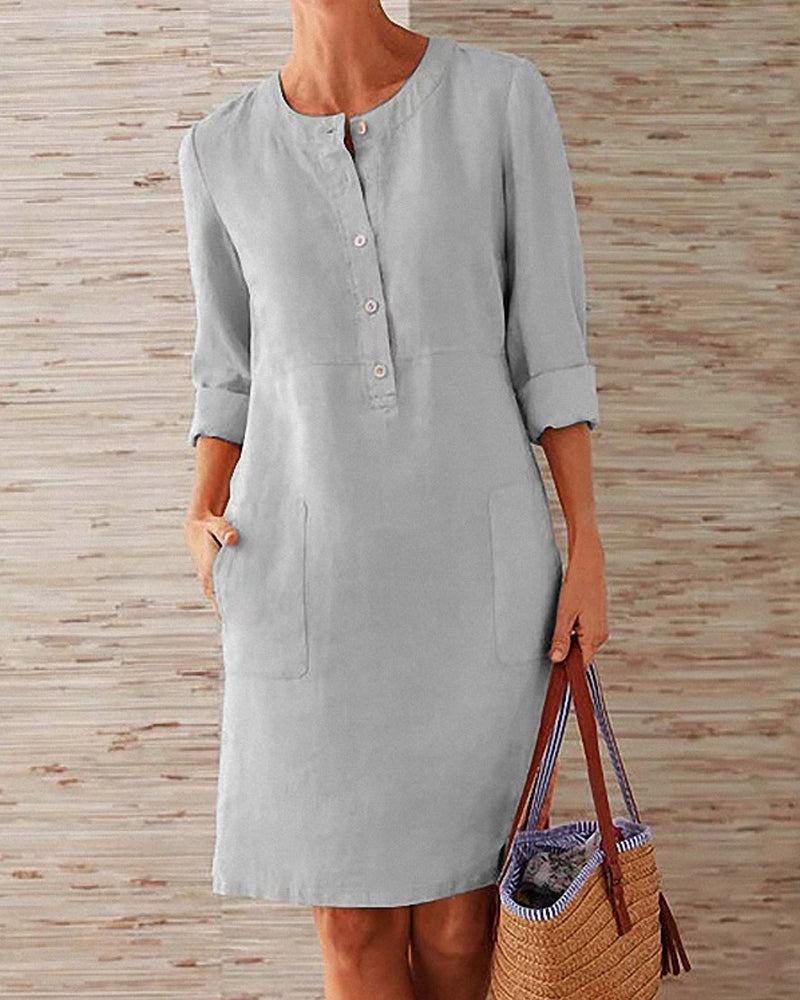 Elegant plain dress