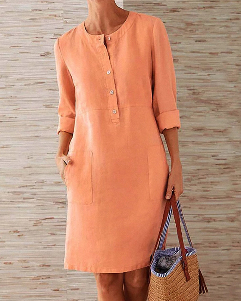 Elegant plain dress