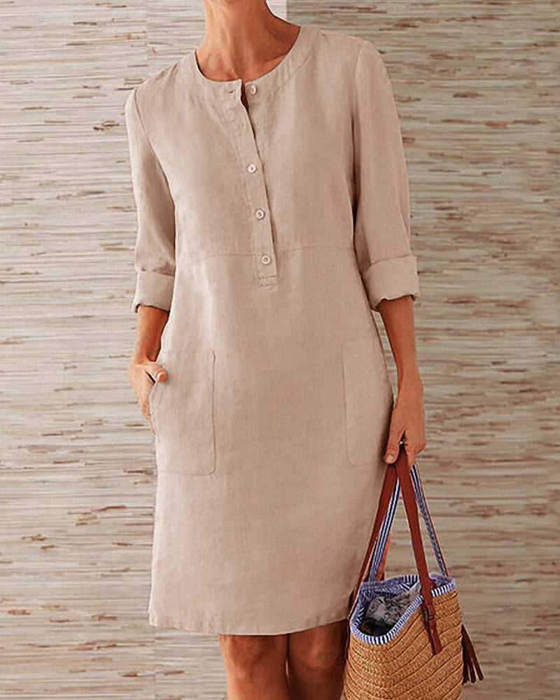 Elegant plain dress