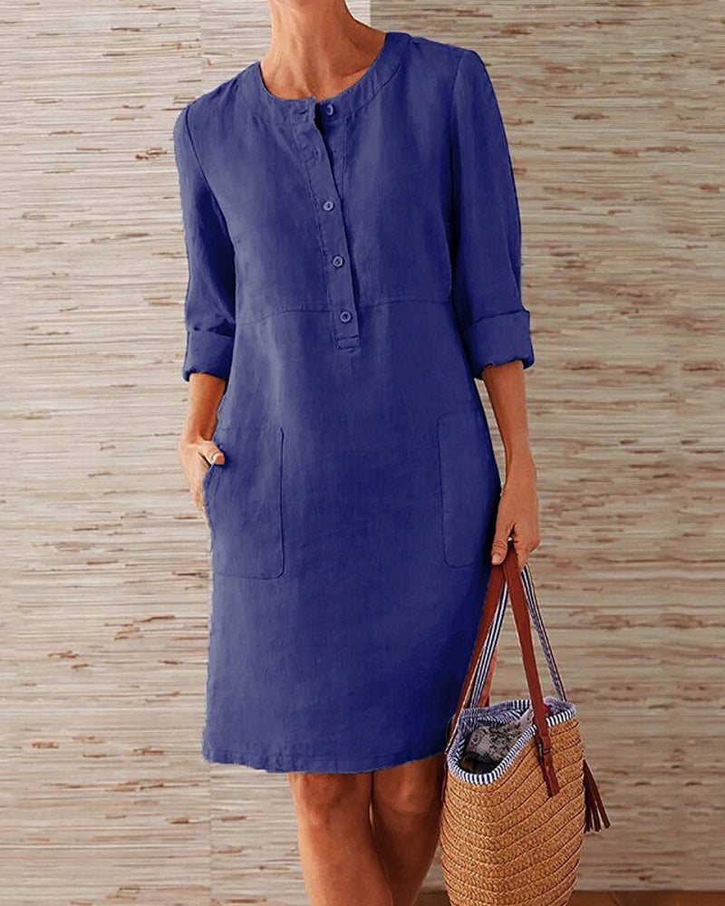 Elegant plain dress