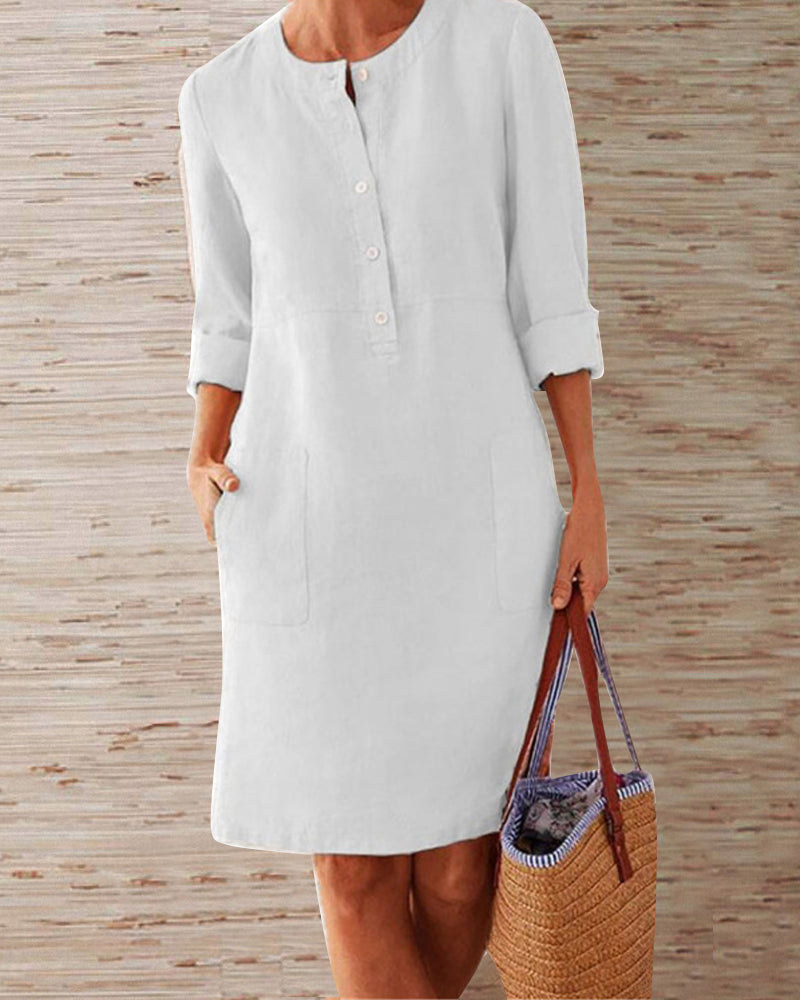 Elegant plain dress