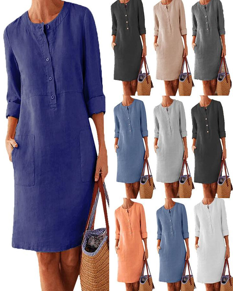 Elegant plain dress