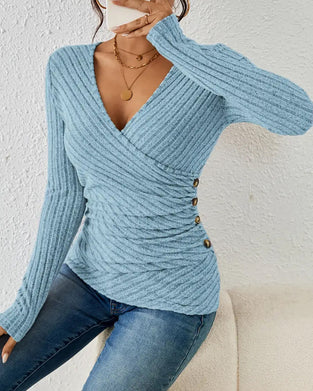 V-Neck Slim Fit Top