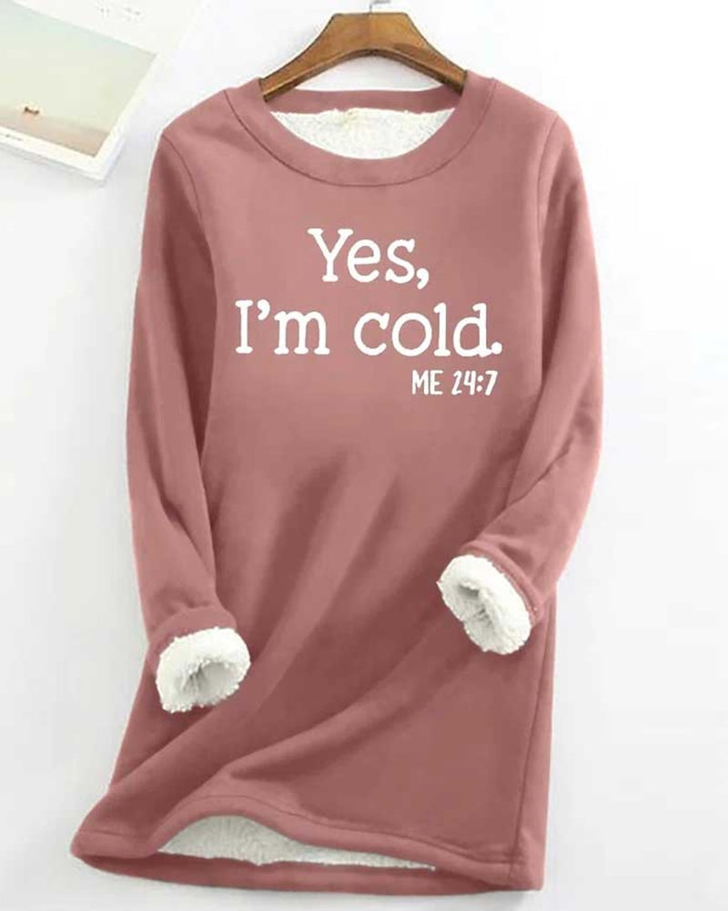English Printed Pullover Sweatshirt
