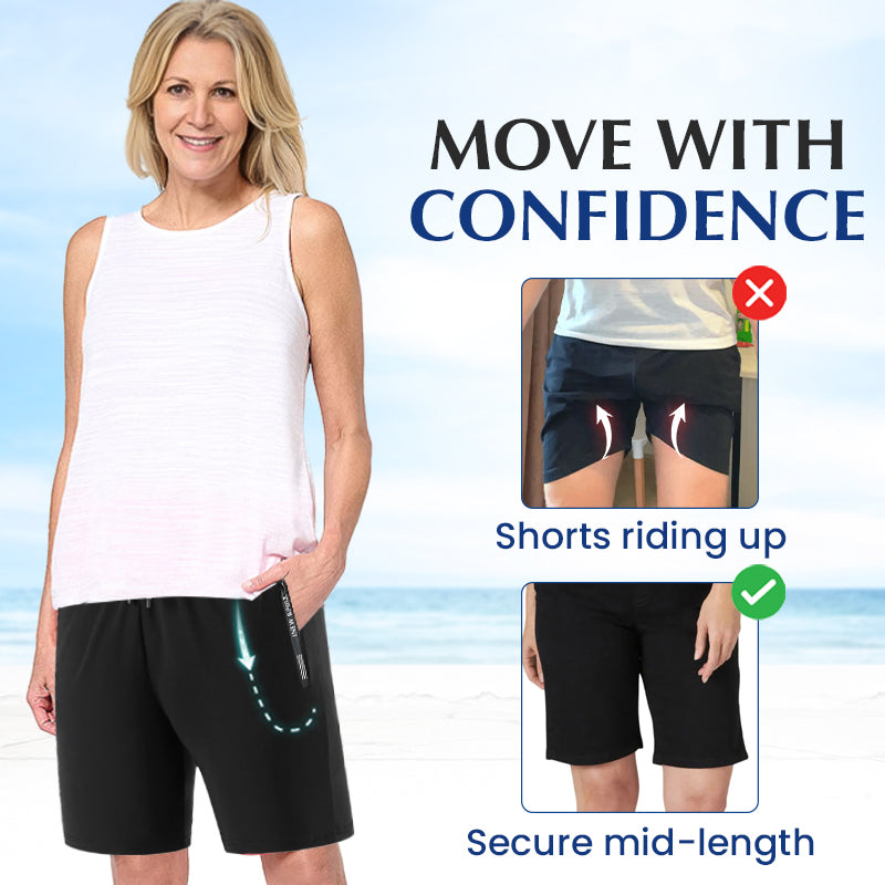 Women's Ice Silk Quick Drying Stretch Shorts