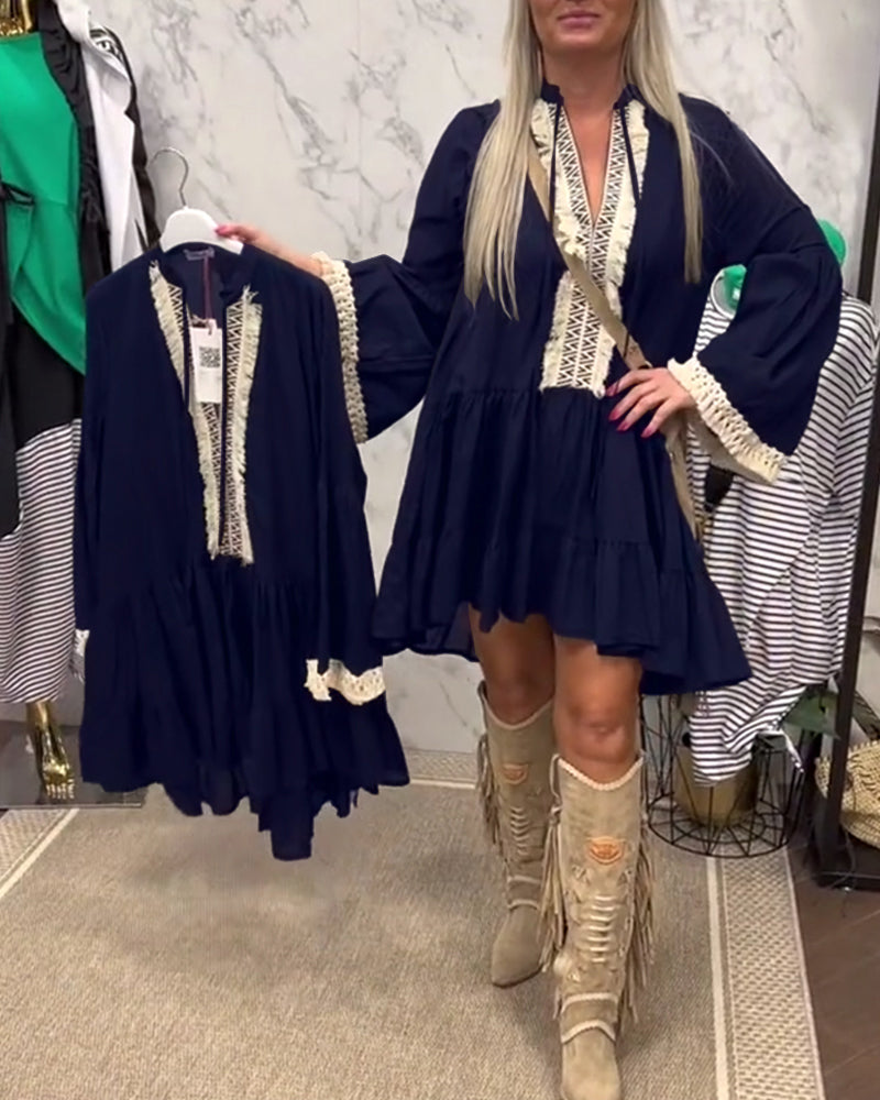 Loose Bohemian Holiday Dress