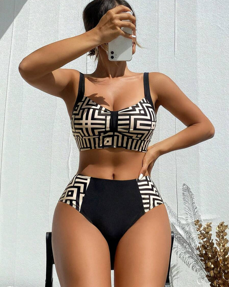 Two-Piece Printed Stylish Bikini
