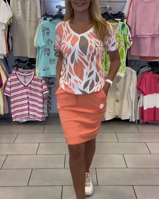 Temperament Commuter Skirt Two-Piece Suit