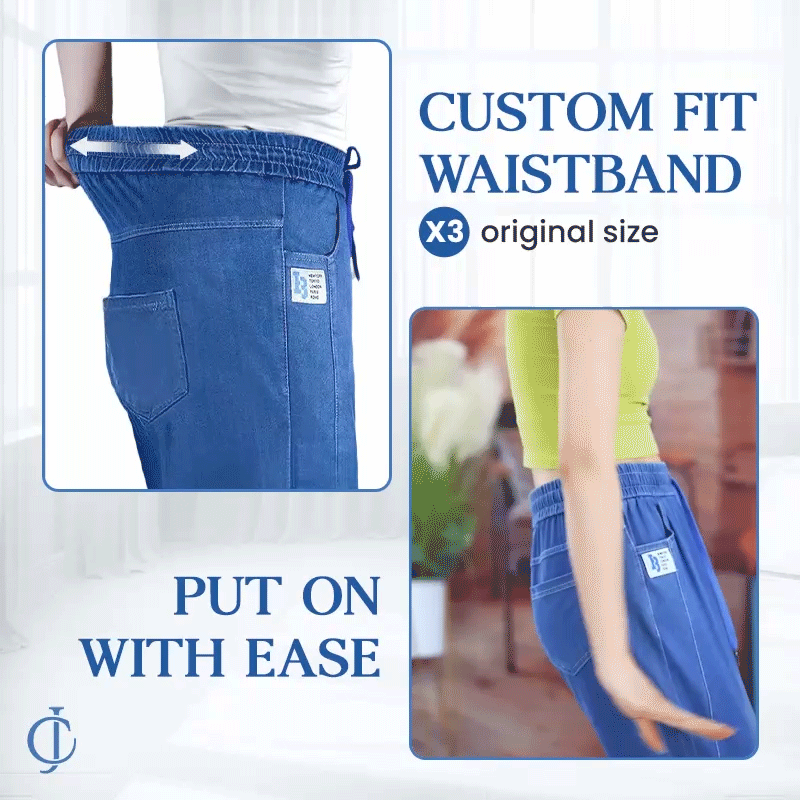 High Waist Ultra-Stretch Mom Jeans