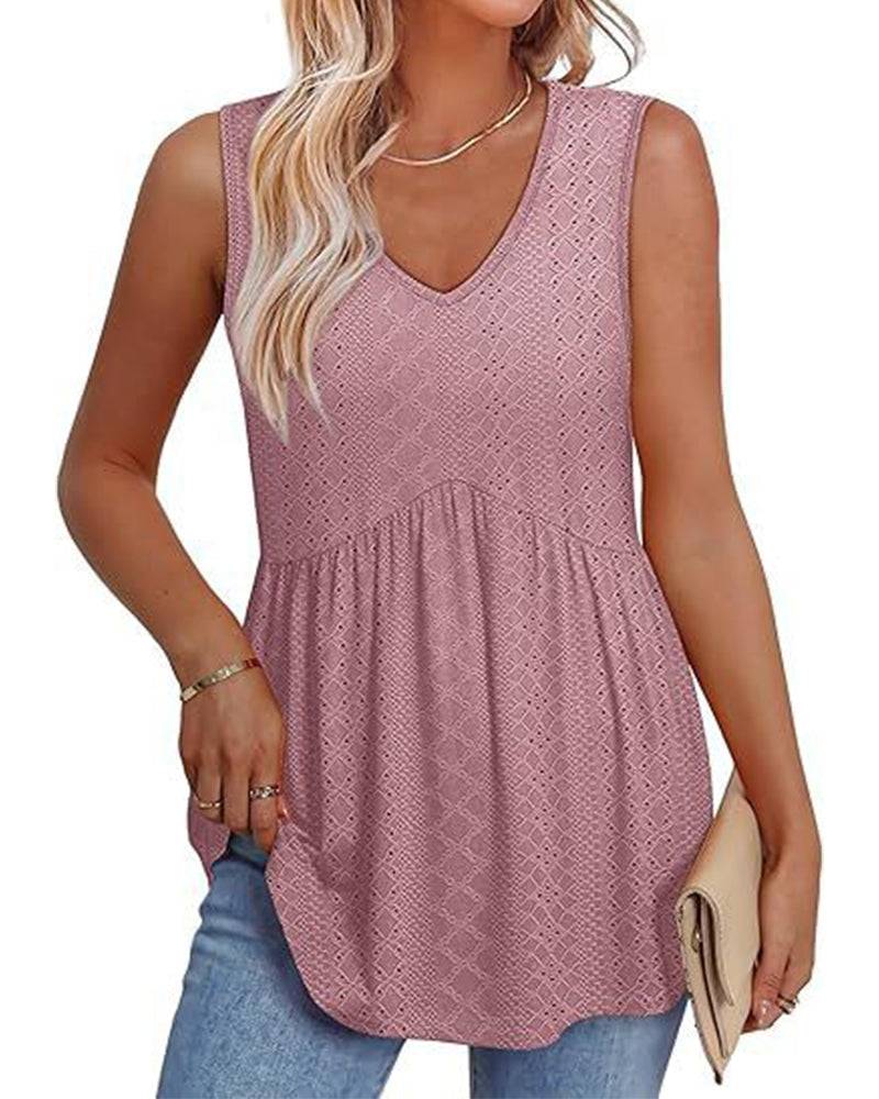 Stylish And Elegant Sleeveless Tank Top