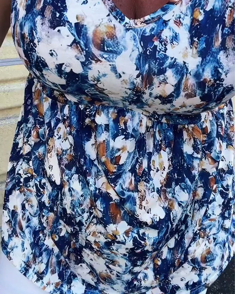 Sexy Printed Sleeveless Tank Top