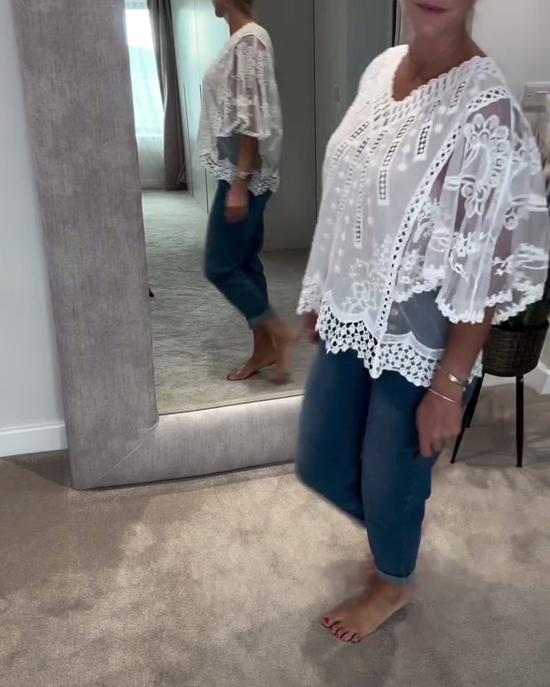 V-Neck Stylish Blouse